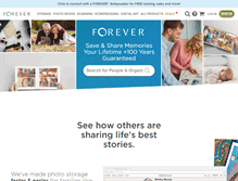 Tablet Screenshot of forever.com